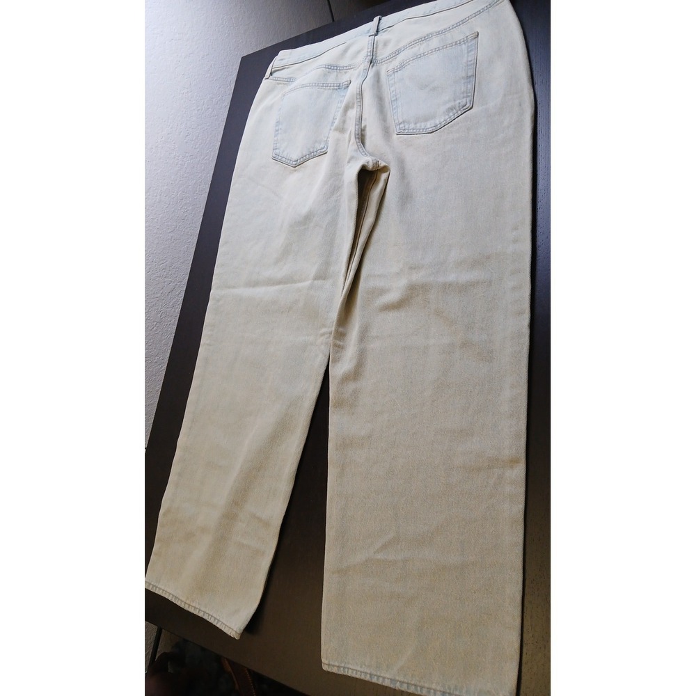 Y2K UT Women's 16 Light Wash 90s Baggy Mid Rise Relaxed Fit Jeans NEW